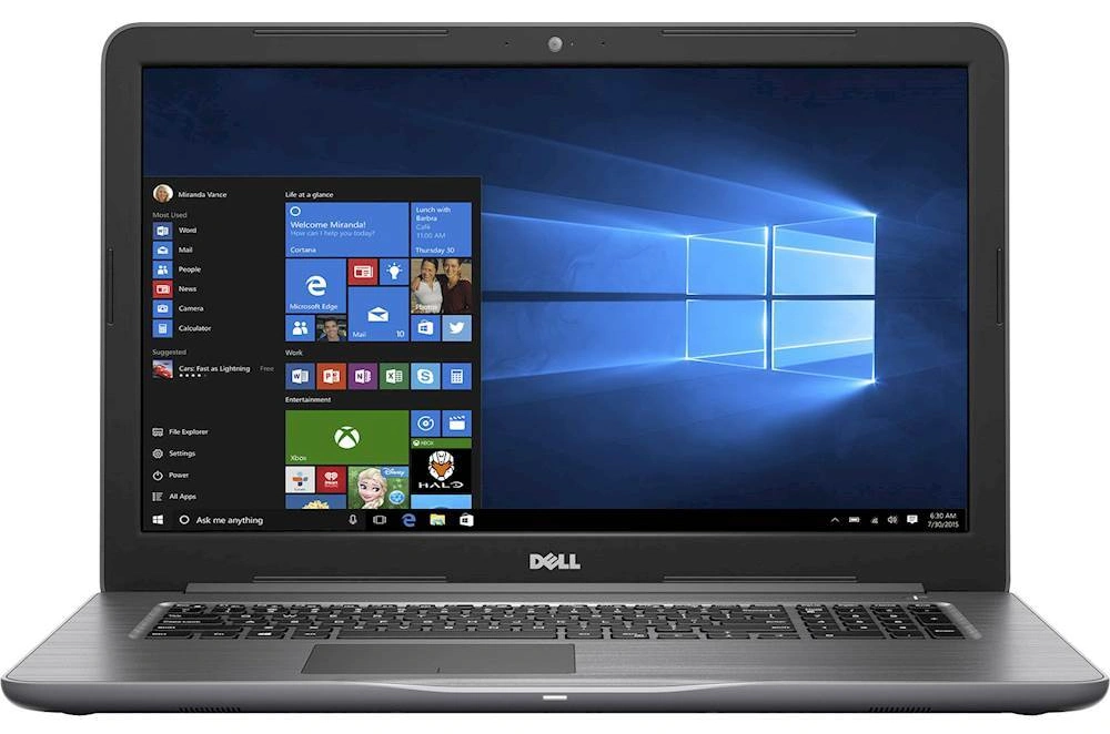 Dell Inspiron 17 5767 — Core I7 7Th Gen 16Gb 2Tb Sata Radeon R7 4Gb Ddr5 Graphics Card front Dell Inspiron 17 5767 — Core I7 7Th Gen 16Gb 2Tb Sata Radeon R7 4Gb Ddr5 Graphics Card - Image 1