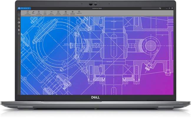 Dell Precision 15 3570 — Core I7 12Th Gen 16Gb 512Gb Nvme T550 4Gb Ddr6 Graphics Card front Dell Precision 15 3570 — Core I7 12Th Gen 16Gb 512Gb Nvme T550 4Gb Ddr6 Graphics Card - Image 1